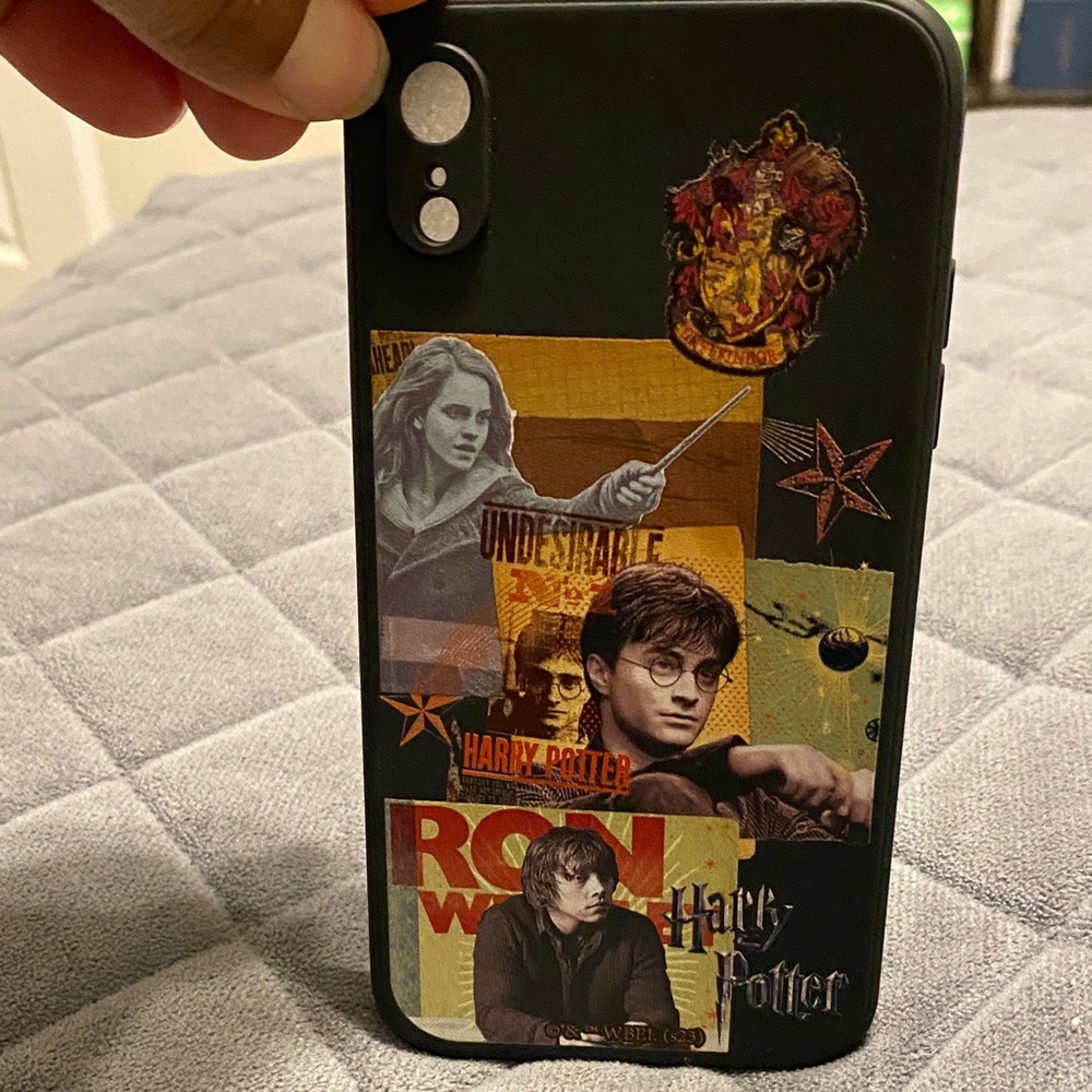 Harry Potter Themed Black iPhone XR Case